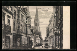 AK Pfaffendorf A. Rhein, Emserstrasse Mit Blick Zur Kirche  - Altri & Non Classificati