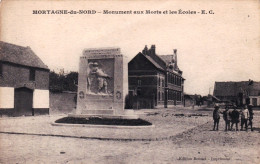 59 - MORTAGNE  Du NORD - Monument Aux Morts Et Les Ecoles - Andere & Zonder Classificatie
