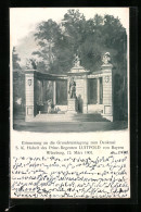 AK Würzburg, Erinnerung An Die Grundsteinlegeung Denkmal Prinz-Regenten Luitpold Von Bayern 1901  - Wuerzburg