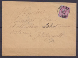 L. Affr. N°46 Càd SURICE /10 OCT 1888 Pour PHILIPPEVILLE - Boîte "L" (au Dos: Càd PHILIPPEVILLE) - 1884-1891 Léopold II