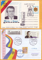 2023 1991 Moldova FDC Personalities In Memory, Mircea Snegur (1940-2023), First President, Used - Moldawien (Moldau)