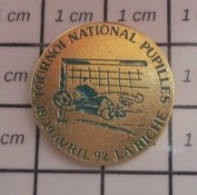 2417 Pin's Pins / Beau Et Rare / SPORTS / FOOTBALL TOURNOI NATIONAL PUPILLES 1992 LA RICHE - Fussball