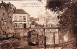 MALINES - MECHELEN - Pont Gothique A L'entrée Du Bruel - Estaminet " A La Belle Vue " - Malines