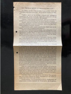 Tract Presse Clandestine Résistance Belge WWII WW2 'Aux Travailleurs Belges' Attached To QUAND-MÊME Nr. 2 (nov. 1940) - Dokumente