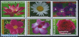 Netherlands Antilles 2009 Flowers 6v [++], Mint NH, Nature - Flowers & Plants - Other & Unclassified