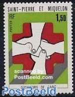 Saint Pierre And Miquelon 1974 Give Blood 1v, Mint NH, Health - Health - Red Cross - Rode Kruis
