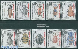 Saint Pierre And Miquelon 1986 Postage Due, Insects 10v, Mint NH, Nature - Insects - Other & Unclassified