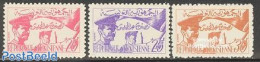 Tunisia 1957 Republic Proclamation 3v, Mint NH - Tunisia (1956-...)