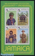 Jamaica 1982 Scouting S/s, Mint NH, Sport - Scouting - Giamaica (1962-...)