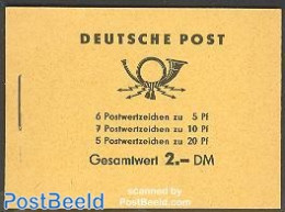 Germany, DDR 1960 5 Years Plan Booklet, Mint NH, Stamp Booklets - Nuovi