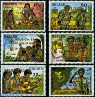 Belize/British Honduras 1982 Belgica 82 6v, Mint NH, Sport - Scouting - Brits-Honduras (...-1970)