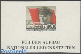 Germany, DDR 1956 ERNST THALMANN 1V IMPERF., Mint NH - Neufs