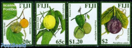 Fiji 2009 Passion Fruits 4v, Mint NH, Nature - Fruit - Frutta