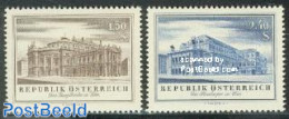 Austria 1955 Burg Theatre 2v, Mint NH, Performance Art - Theatre - Ungebraucht