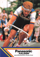 Vélo Coureur Cycliste Bert Oosterbosch - Team Panosonic - Cycling - Cyclisme - Ciclismo - Wielrennen - Signée  - Cycling