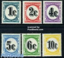 South-West Africa 1961 Postage Due 6v, Mint NH - Afrique Du Sud-Ouest (1923-1990)