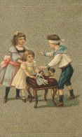 Enfant Fillette Poupée Jeux Jeu Chien - 1900-1949