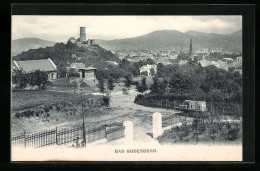 AK Bad Godesberg, Ortsansicht Mit Burg Aus Der Vogelschau  - Other & Unclassified