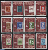 Congo Dem. Republic, (zaire) 2005 50 Years Europa Stamps 12v, Mint NH, History - Europa Hang-on Issues - Stamps On Sta.. - Idées Européennes