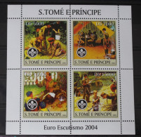 São Tomé Und Príncipe 2479-2482 Postfrisch Als Kleinbogen #WE248 - Sao Tome Et Principe