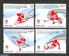 Hong Kong 2022 Olympic Winter Games 4v, Mint NH, Sport - Olympic Winter Games - Unused Stamps