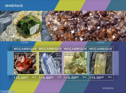 Mozambique 2022 Minerals, Mint NH, History - Geology - Mosambik