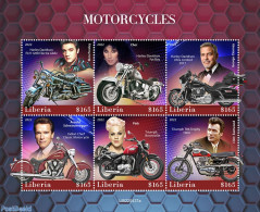 Liberia 2022 Motorcycles, Mint NH, Performance Art - Transport - Elvis Presley - Movie Stars - Music - Motorcycles - Elvis Presley