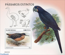 Guinea Bissau 2022 Extinct Birds, Mint NH, Nature - Birds - Guinea-Bissau
