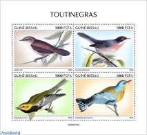 Guinea Bissau 2022 Warblers, Mint NH, Nature - Birds - Guinée-Bissau