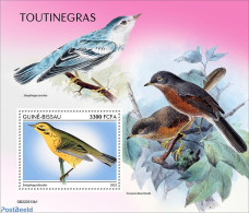 Guinea Bissau 2022 Warblers, Mint NH, Nature - Birds - Guinée-Bissau