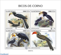 Guinea Bissau 2022 Hornbills, Mint NH, Nature - Birds - Guinea-Bissau