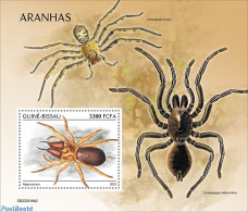 Guinea Bissau 2022 Spiders, Mint NH, Nature - Insects - Guinea-Bissau