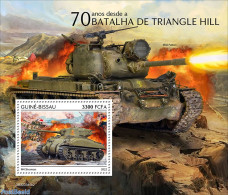 Guinea Bissau 2022 70 Years Since The Battle Of Triangle Hill, Mint NH, History - Transport - Militarism - Militares