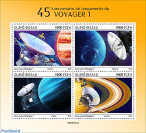 Guinea Bissau 2022 45th Anniversary Of The Launch Of Voyager 1, Mint NH, Transport - Space Exploration - Guinea-Bissau