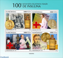 Guinea Bissau 2022 100th Anniversary Of The First Insulin Injection, Mint NH, Health - Science - Guinée-Bissau