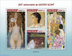 Guinea Bissau 2022 160th Anniversary Of Gustav Klimt, Mint NH, Art - Gustav Klimt - Paintings - Guinea-Bissau