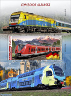 Guinea Bissau 2022 German Trains, Mint NH, Transport - Railways - Treinen
