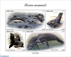 Sierra Leone 2022 Marine Mammals, Mint NH, Nature - Sea Mammals - Otros & Sin Clasificación