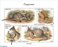 Sierra Leone 2022 Kangaroos, Mint NH, Nature - Animals (others & Mixed) - Otros & Sin Clasificación