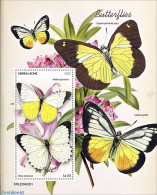 Sierra Leone 2022 Butterflies, Mint NH, Nature - Butterflies - Flowers & Plants - Other & Unclassified
