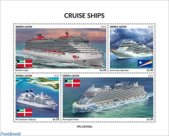 Sierra Leone 2022 Cruise Ships, Mint NH, Transport - Ships And Boats - Schiffe