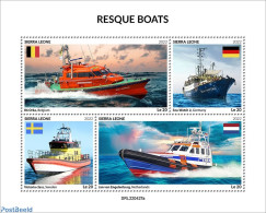 Sierra Leone 2022 Rescue Boats, Mint NH, Transport - Ships And Boats - Bateaux