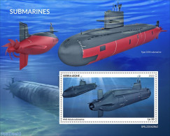 Sierra Leone 2022 Submarines, Mint NH, Transport - Ships And Boats - Bateaux