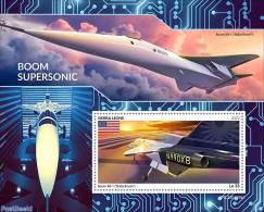 Sierra Leone 2022 Boom Supersonic, Mint NH, Transport - Aircraft & Aviation - Aviones