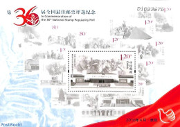China People’s Republic 2016 Most Populair Stamp Of 2015 S/s, Mint NH - Nuevos