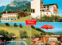 73779894 Rottau Chiemgau Berggasthaus Adersberg Freibad Terrasse Rottau Chiemgau - Autres & Non Classés