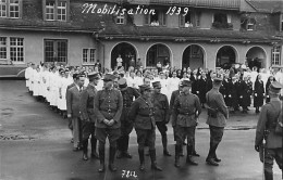 Carte-Photo Interlaken Mobilisation 1939 Grenzbesetzung Armée Suisse Schweizer Armee Militaria - Interlaken