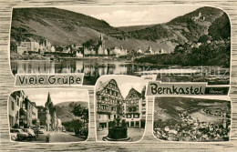 73779802 Bernkastel-Kues Blick Ueber Die Mosel Motive Innenstadt Brunnen Altstad - Bernkastel-Kues