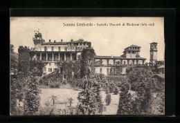 Cartolina Somma Lombardo, Castello Visconti Di Madrone  - Autres & Non Classés