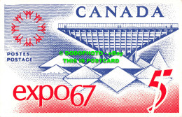 R535428 Canada. Expo 67. Postage. Postes. Reproduction Of Commemorative Stamp Sh - Monde